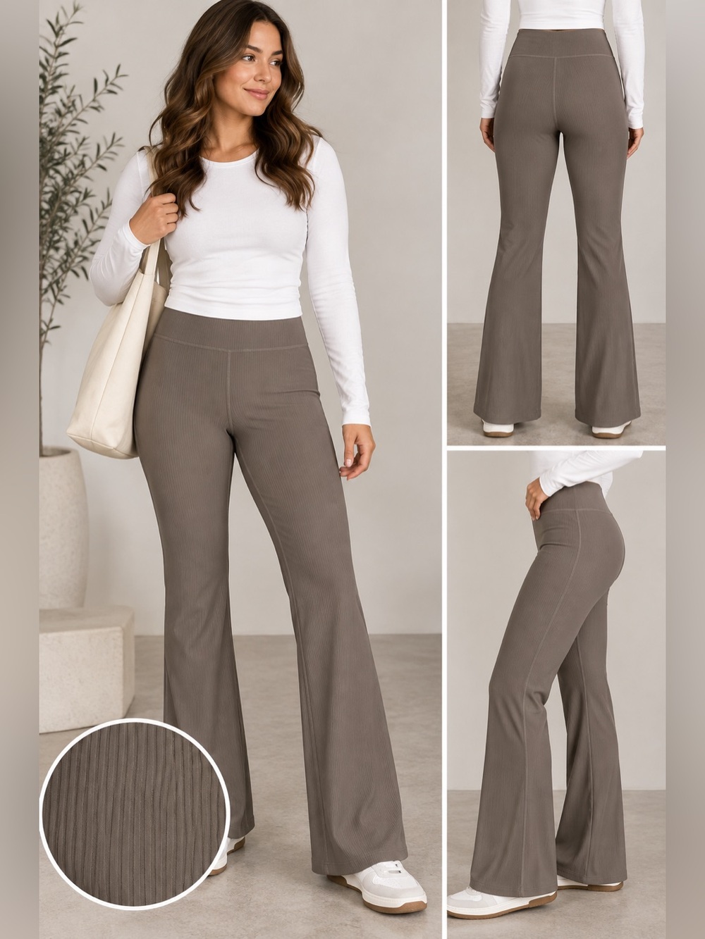 Old Navy PowerSoft Ribbed Super Flare Leggings XL Petite NWT